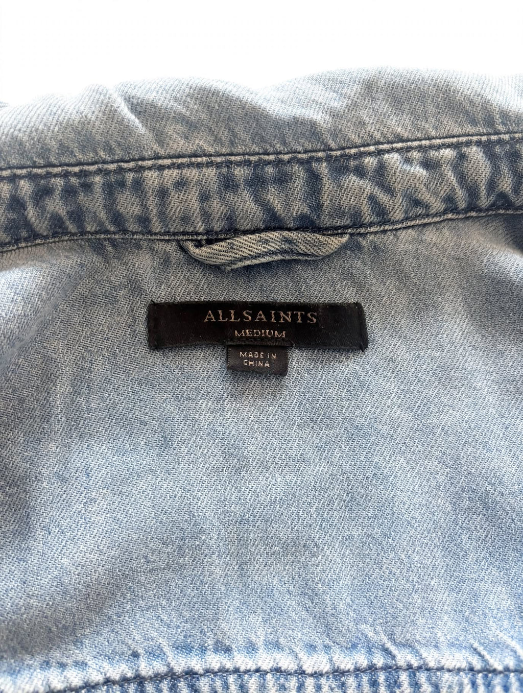 AllSaints Ella Denim Shirt Dress – Medium