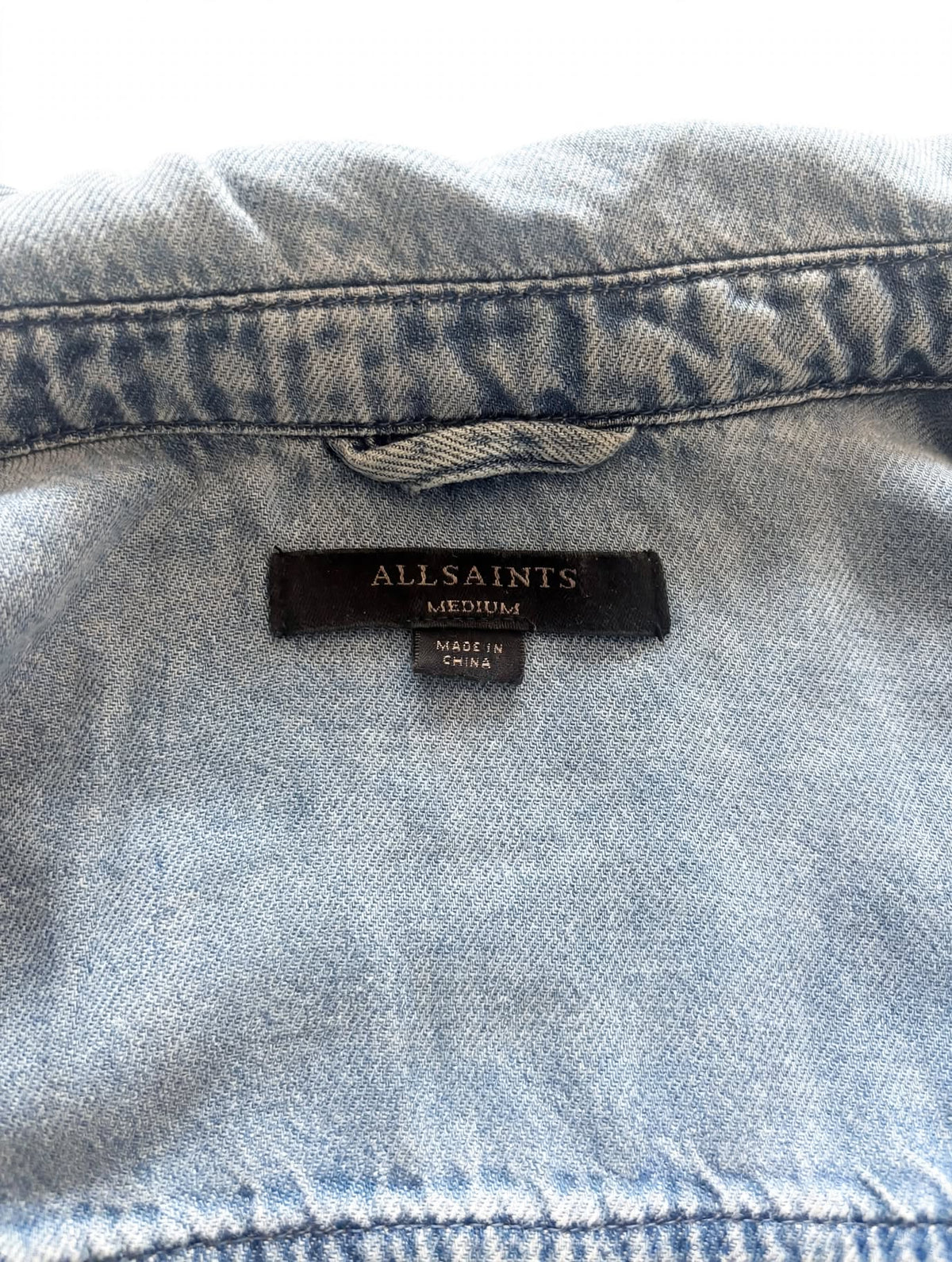 AllSaints Ella Denim Shirt Dress – Medium