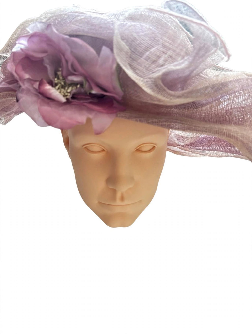 Peter Bettley London Blush Pink Wide Brim Occasion Hat – Wedding & Races