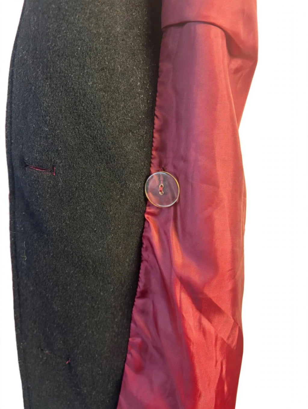 Kesta London Red Wool & Cashmere Coat – Vintage Made in England – UK 20