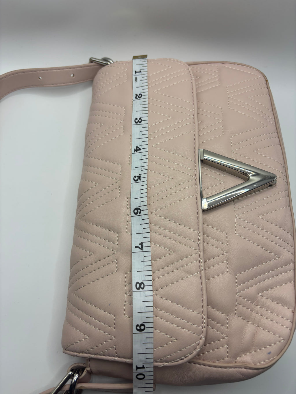Mario Valentino SPA - Avaline Blush Pink Quilted Shoulder Bag - Authentic Designer