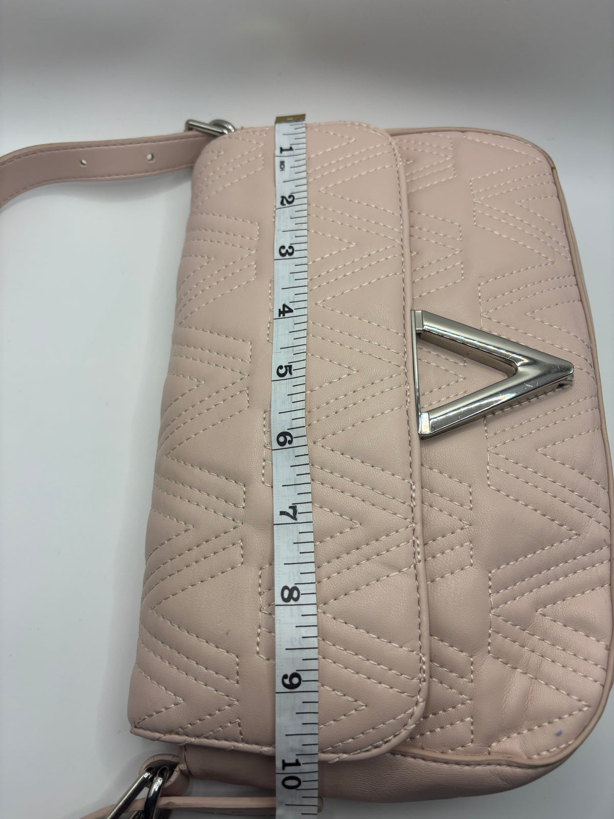 Mario Valentino SPA - Avaline Blush Pink Quilted Shoulder Bag - Authentic Designer