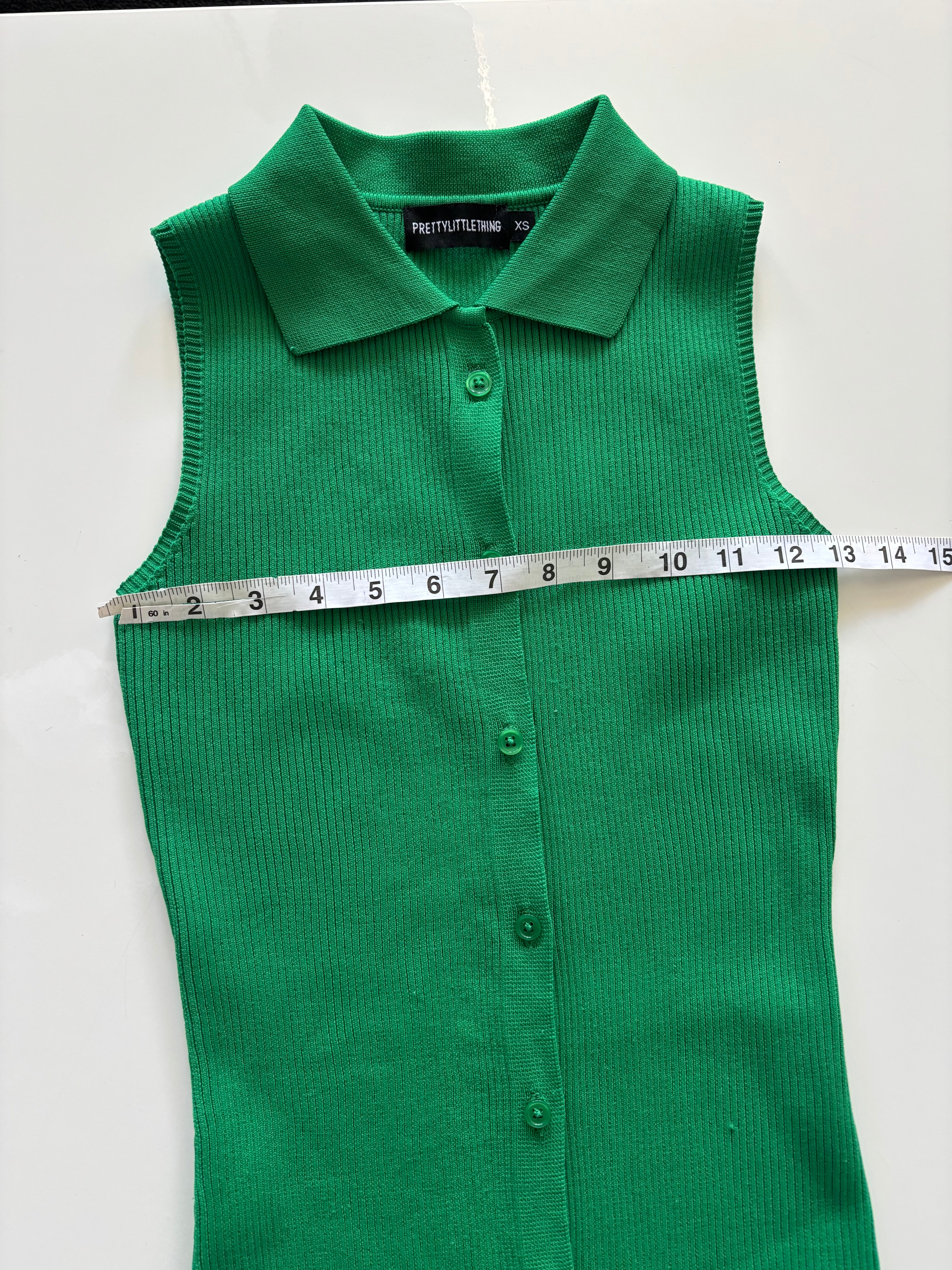 💚 Emerald Green Ribbed Bodycon Dress