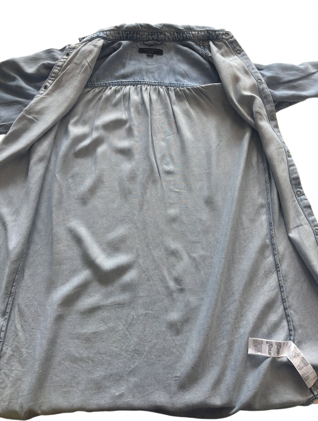 AllSaints Ella Denim Shirt Dress – Medium
