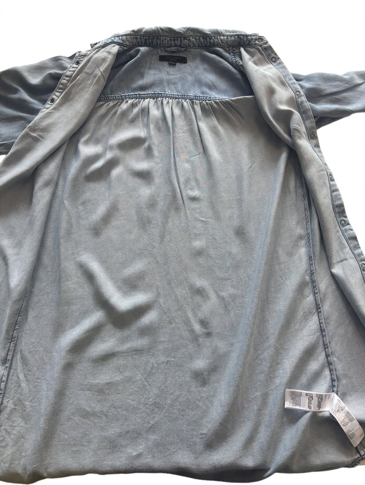 AllSaints Ella Denim Shirt Dress – Medium