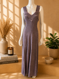 Vintage Tuscany Collection Lilac Maxi Dress & Bolero Jacket Co-Ord