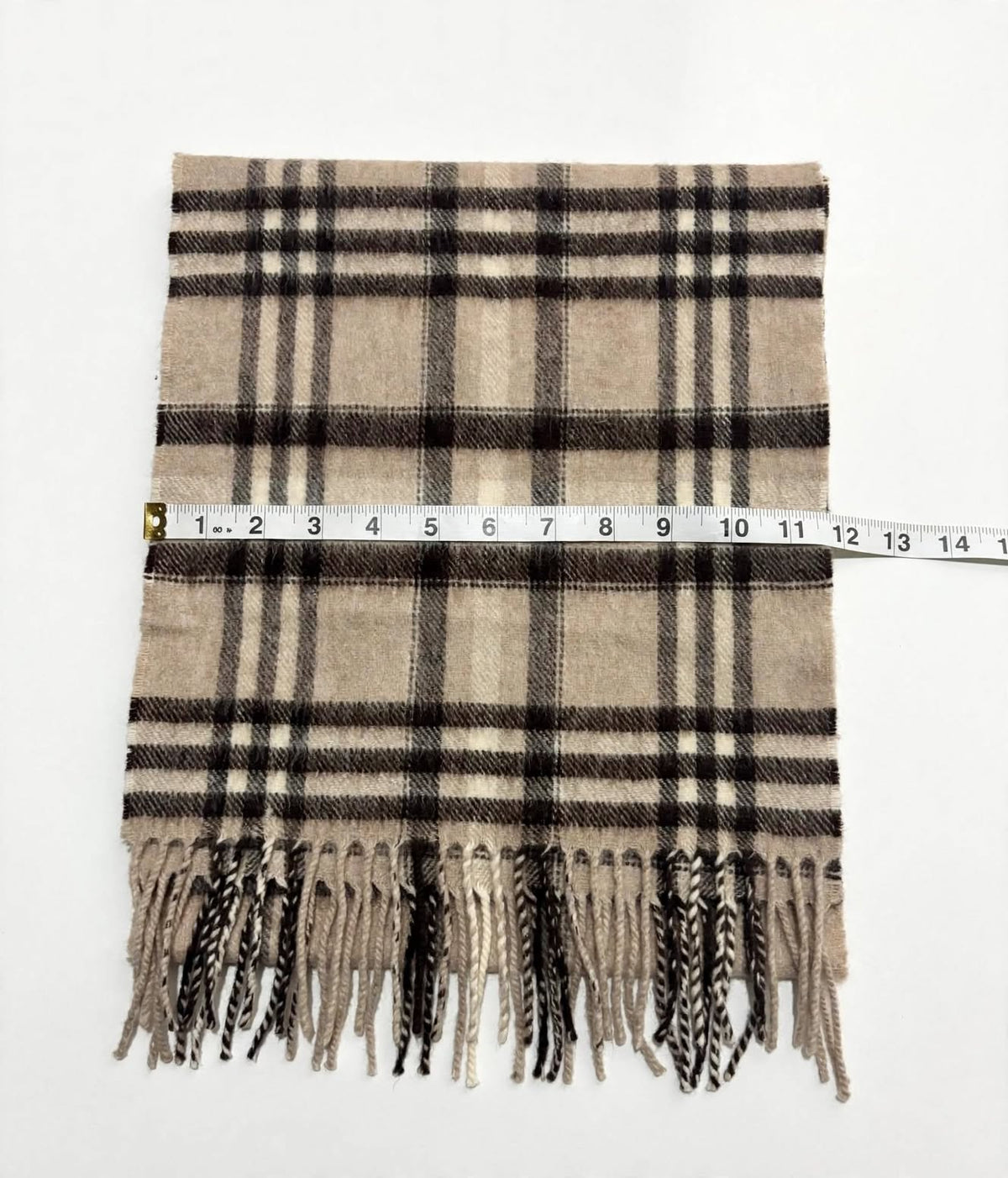 Brook Taverner 100% Lambswool Check Scarf – Made in the British Isles