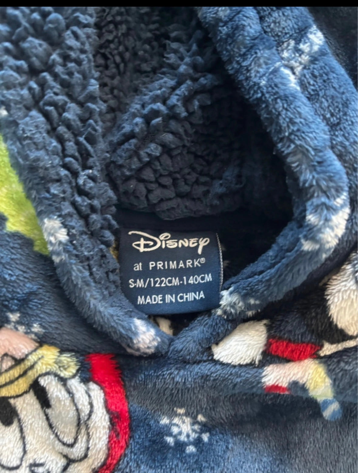 Disney Christmas Oversized Hooded Fleece Blanket – Mickey, Donald & Goofy – Kids S/M