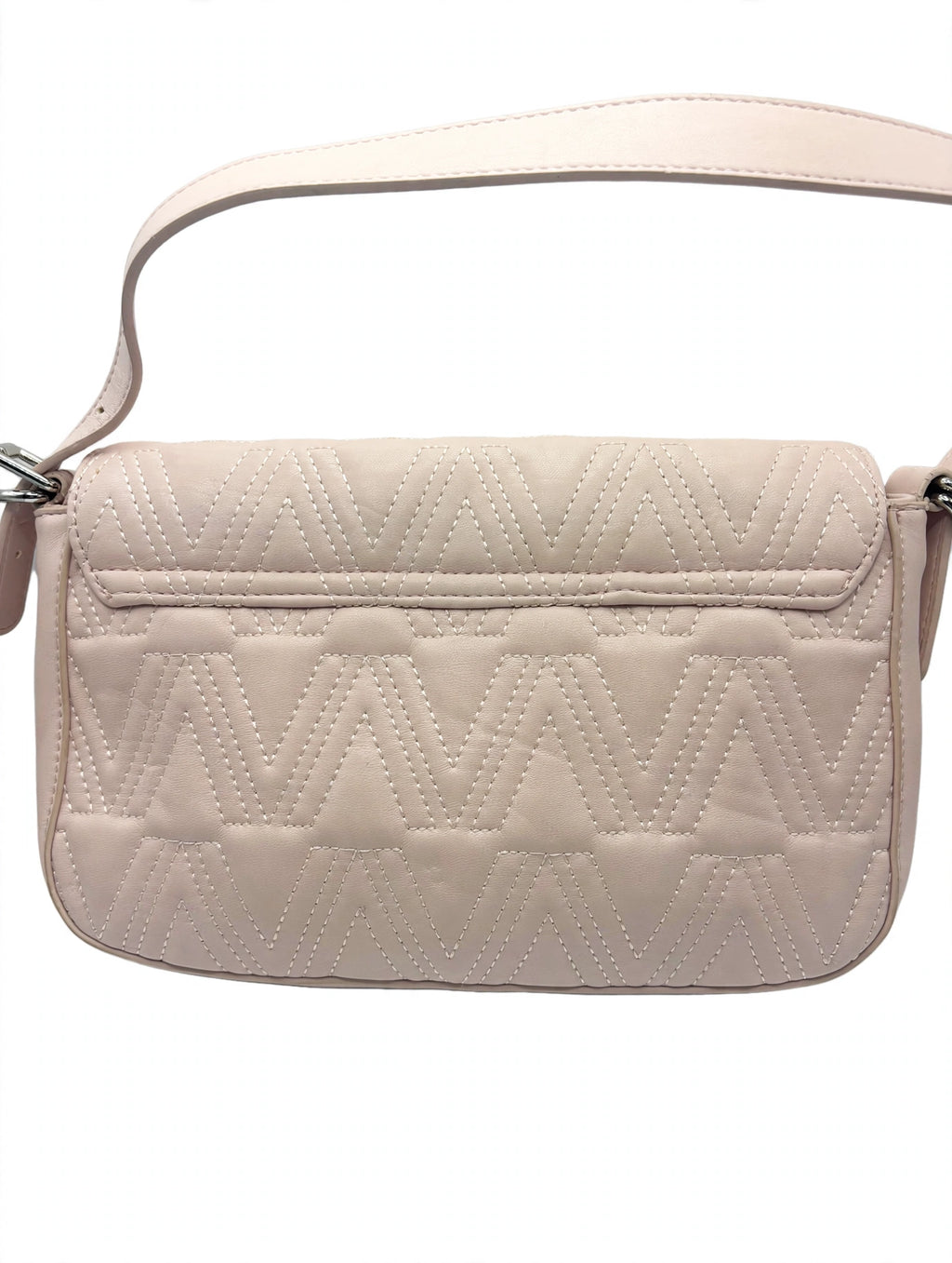 Mario Valentino SPA - Avaline Blush Pink Quilted Shoulder Bag - Authentic Designer