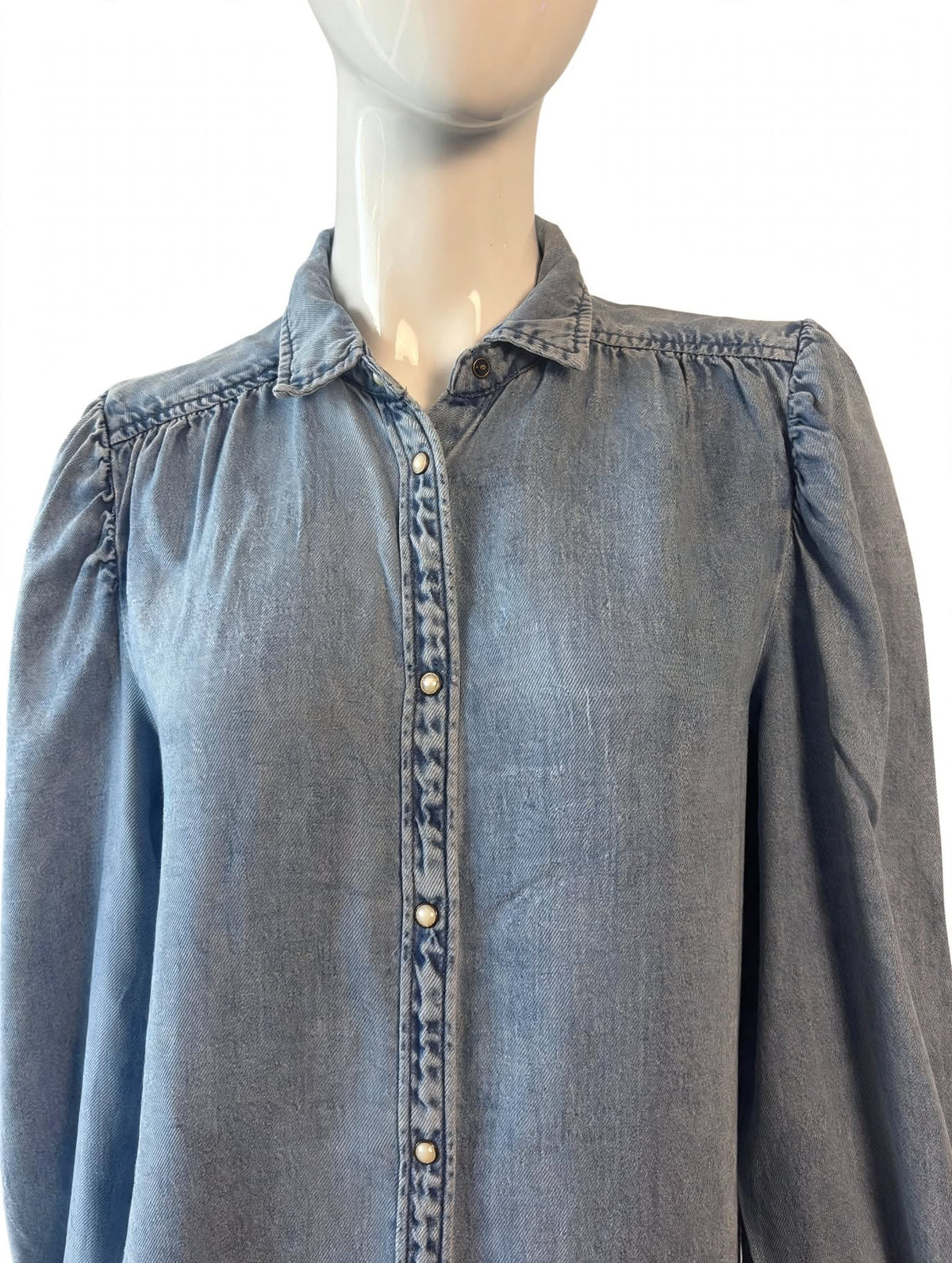 AllSaints Ella Denim Shirt Dress – Medium