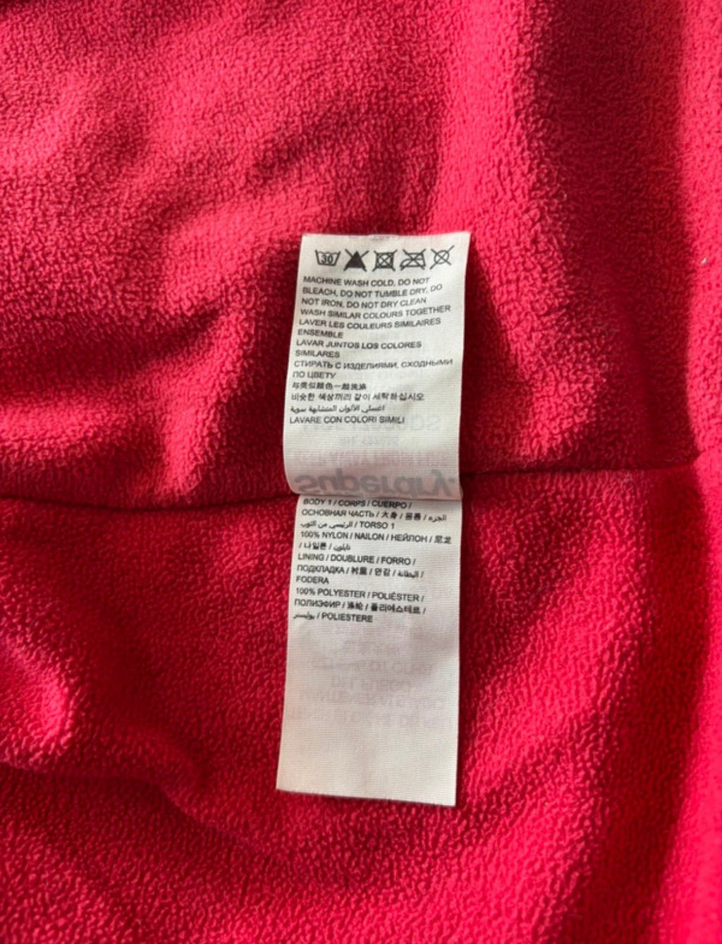 Superdry Original Windcheater Jacket – Black & Red – XL