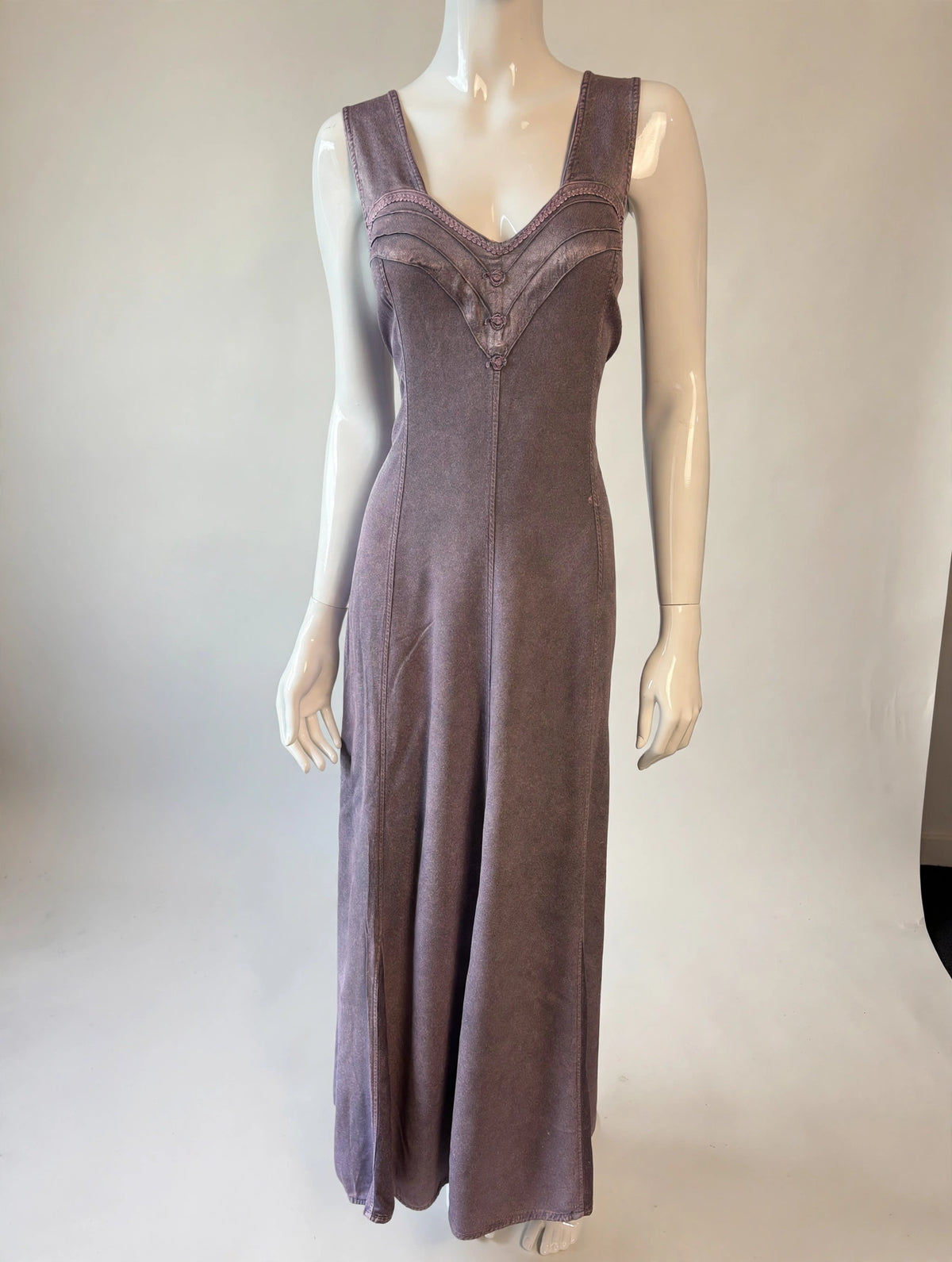 Vintage Tuscany Collection Lilac Maxi Dress & Bolero Jacket Co-Ord