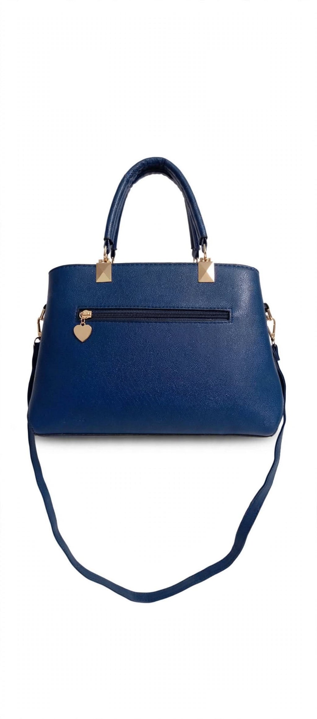 Danbaoly Blue Structured Handbag