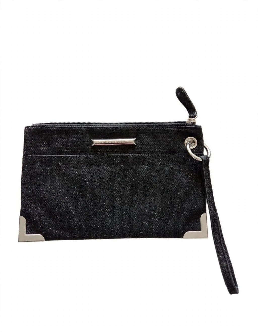 Dorothy Perkins Black Sparkle Wristlet Clutch Bag