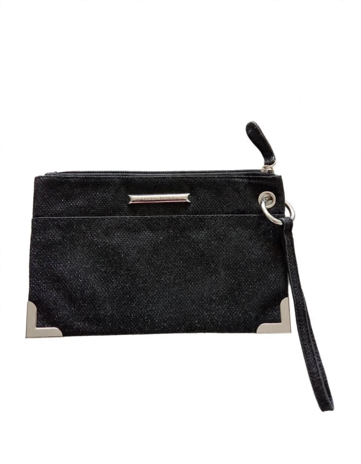 Dorothy Perkins Black Sparkle Wristlet Clutch Bag