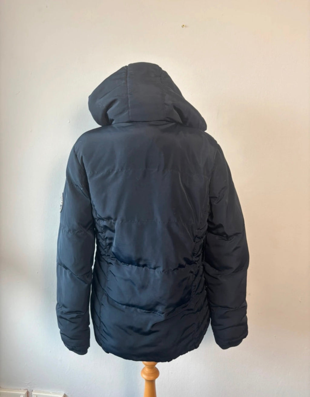 SoulCal & Co Navy Hooded Puffer Jacket – Fleece Lined