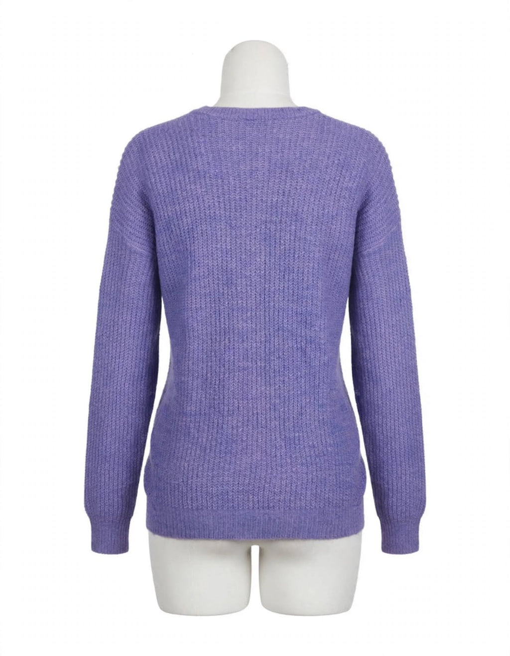Avenue Lilac Purple Chunky Knit Jumper – Size M