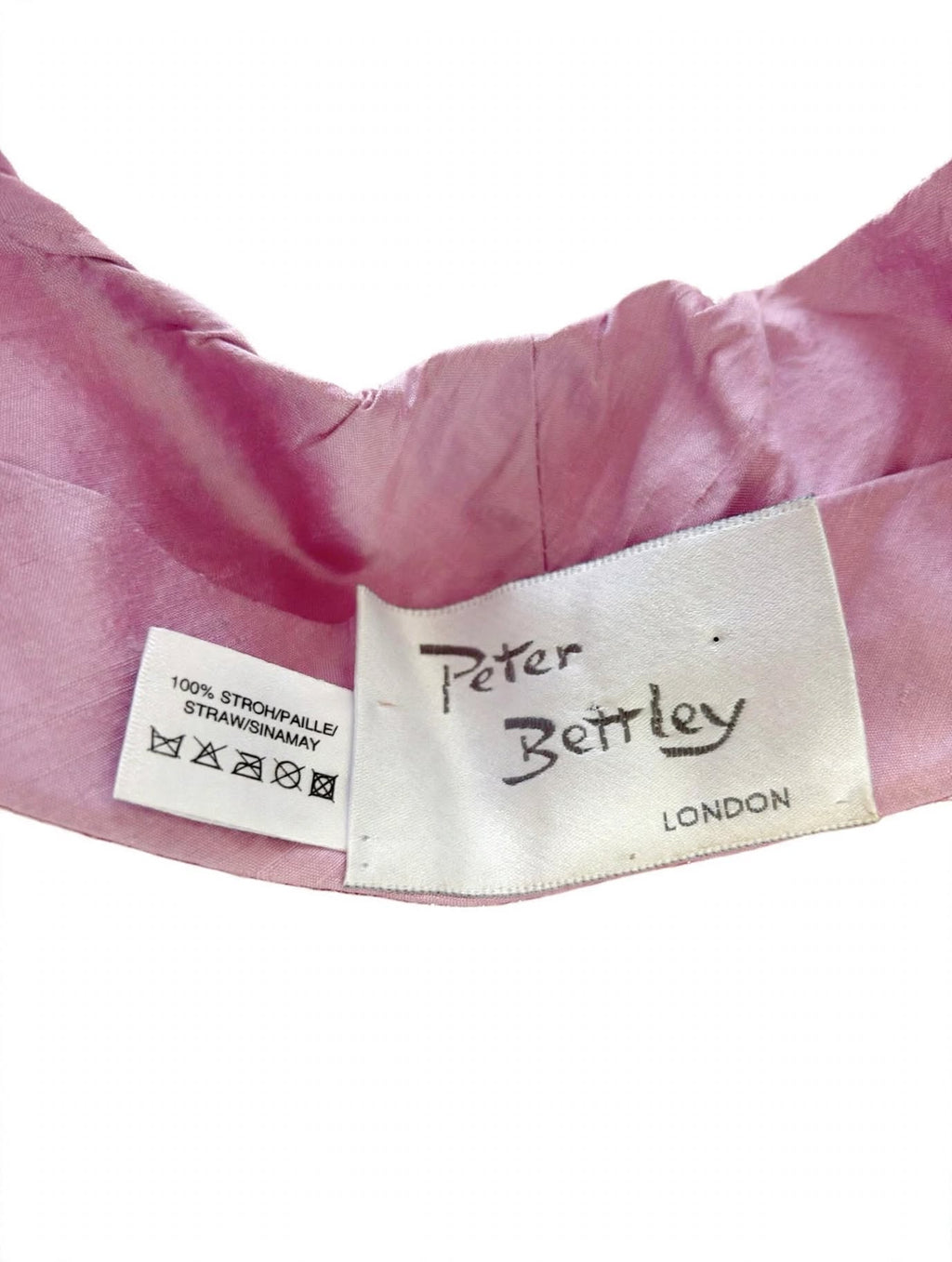 Peter Bettley London Blush Pink Wide Brim Occasion Hat – Wedding & Races