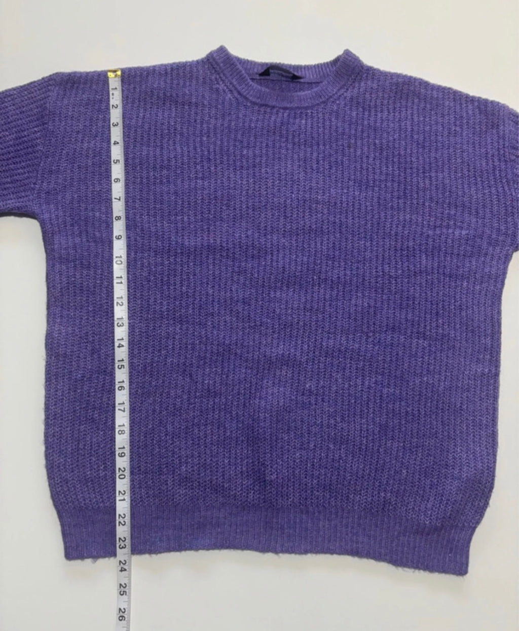 Avenue Lilac Purple Chunky Knit Jumper – Size M