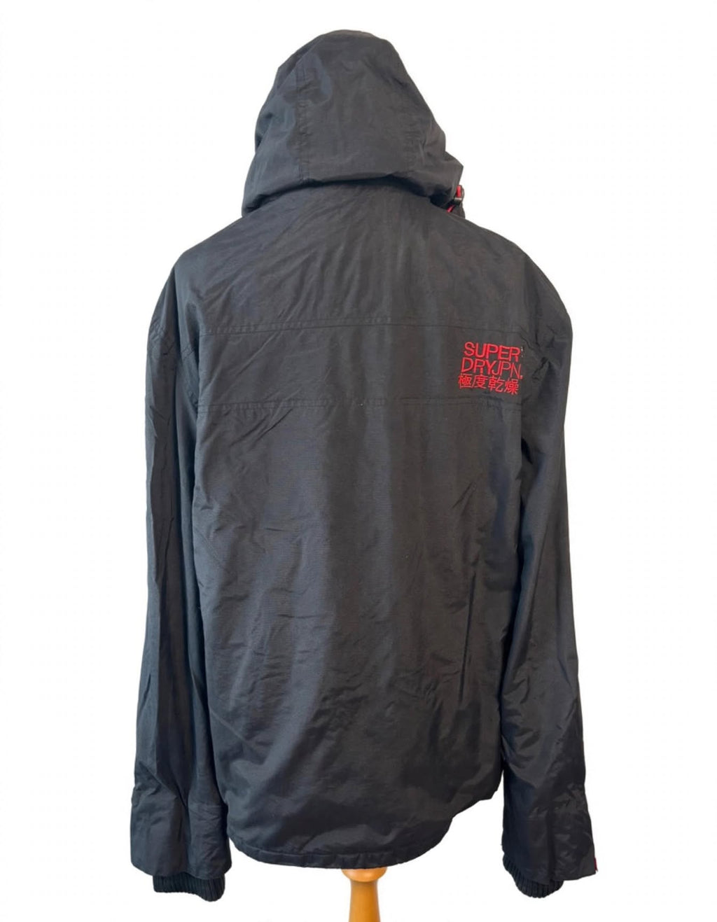 Superdry Original Windcheater Jacket – Black & Red – XL