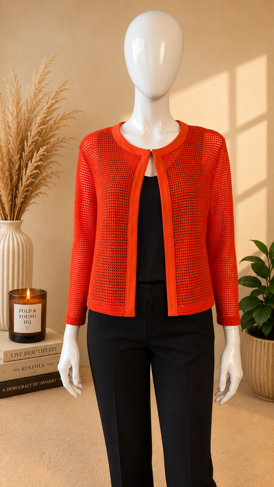 Joseph Ribkoff Style 162489 Open Knit Cardigan Jacket