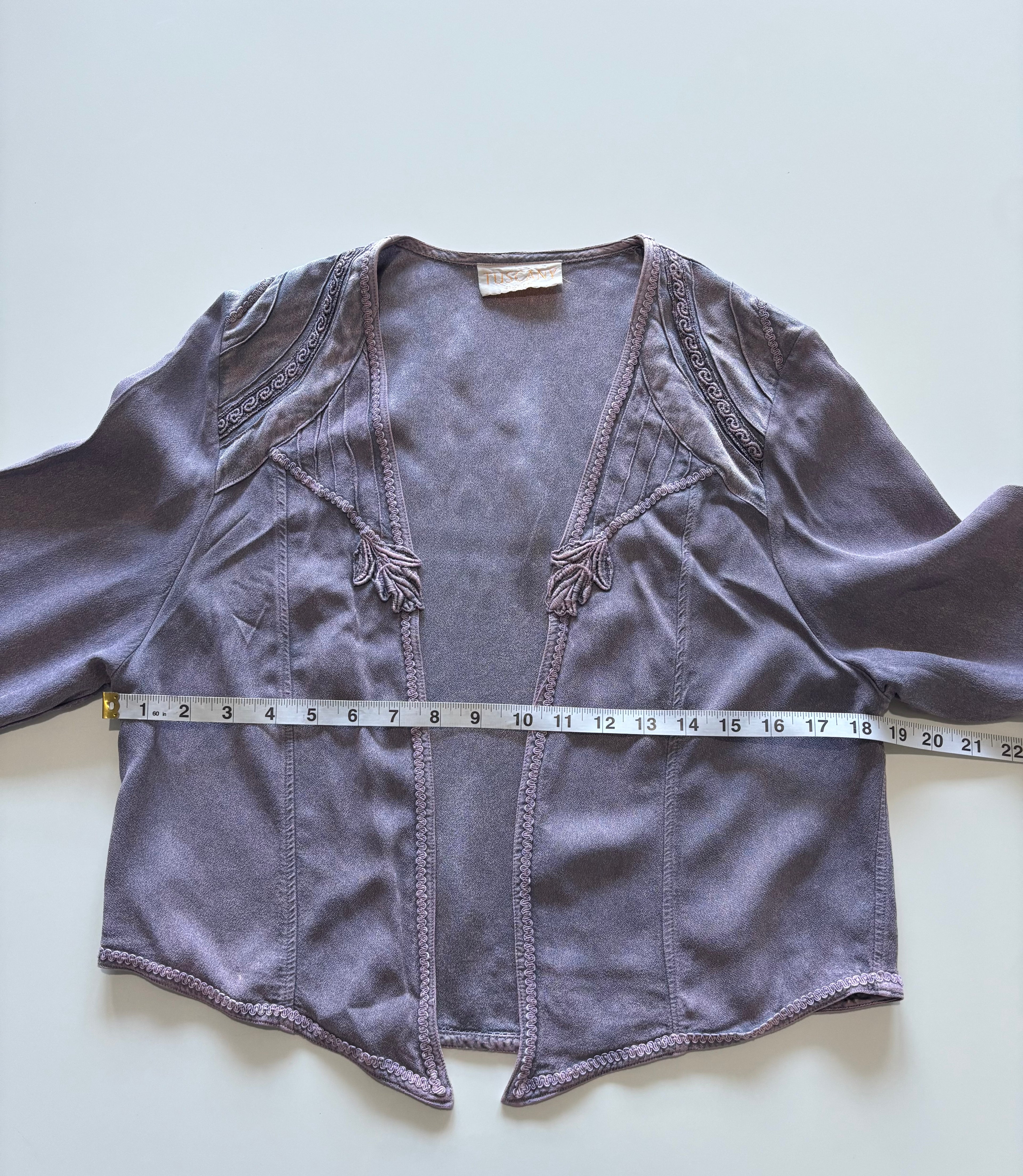 Vintage Lilac Co-Ord Dress & Jacket Set – Romantic Maxi Dress & Bolero UK 10–12