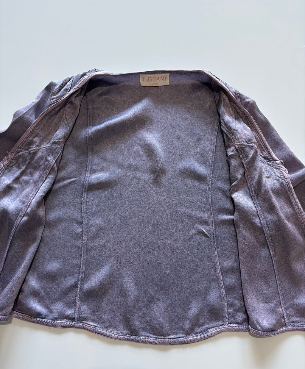 Vintage Lilac Co-Ord Dress & Jacket Set – Romantic Maxi Dress & Bolero UK 10–12