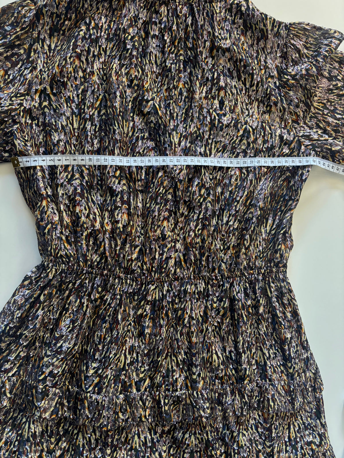 ba&sh Metallic Kaki Mini Dress – Size 1 / UK 8
