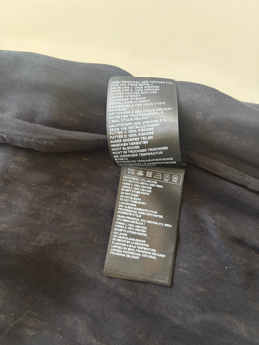 ba&sh Metallic Kaki Mini Dress – Size 1 / UK 8