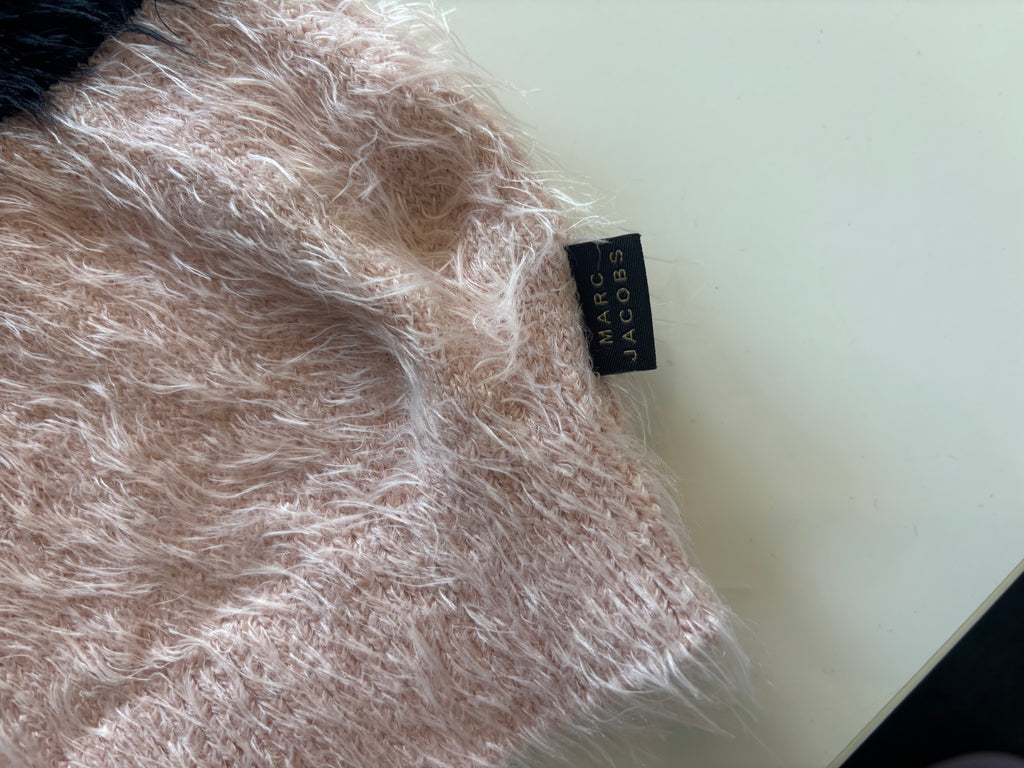 Little Marc Jacobs Pink Swan Fluffy Jumper Dress | Age 12