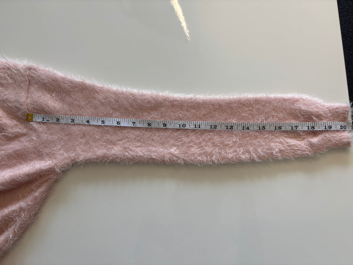 Little Marc Jacobs Pink Swan Fluffy Jumper Dress | Age 12