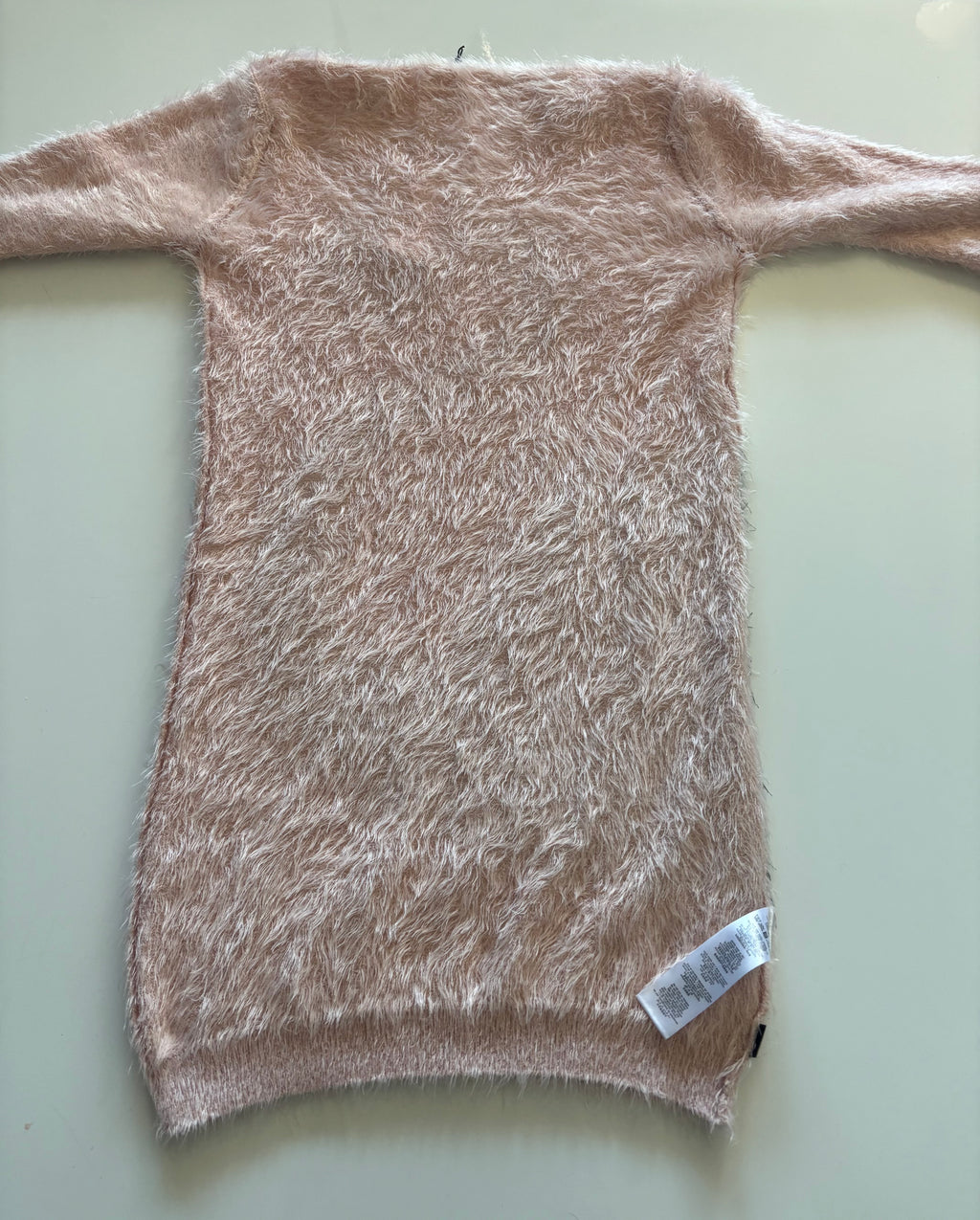 Little Marc Jacobs Pink Swan Fluffy Jumper Dress | Age 12