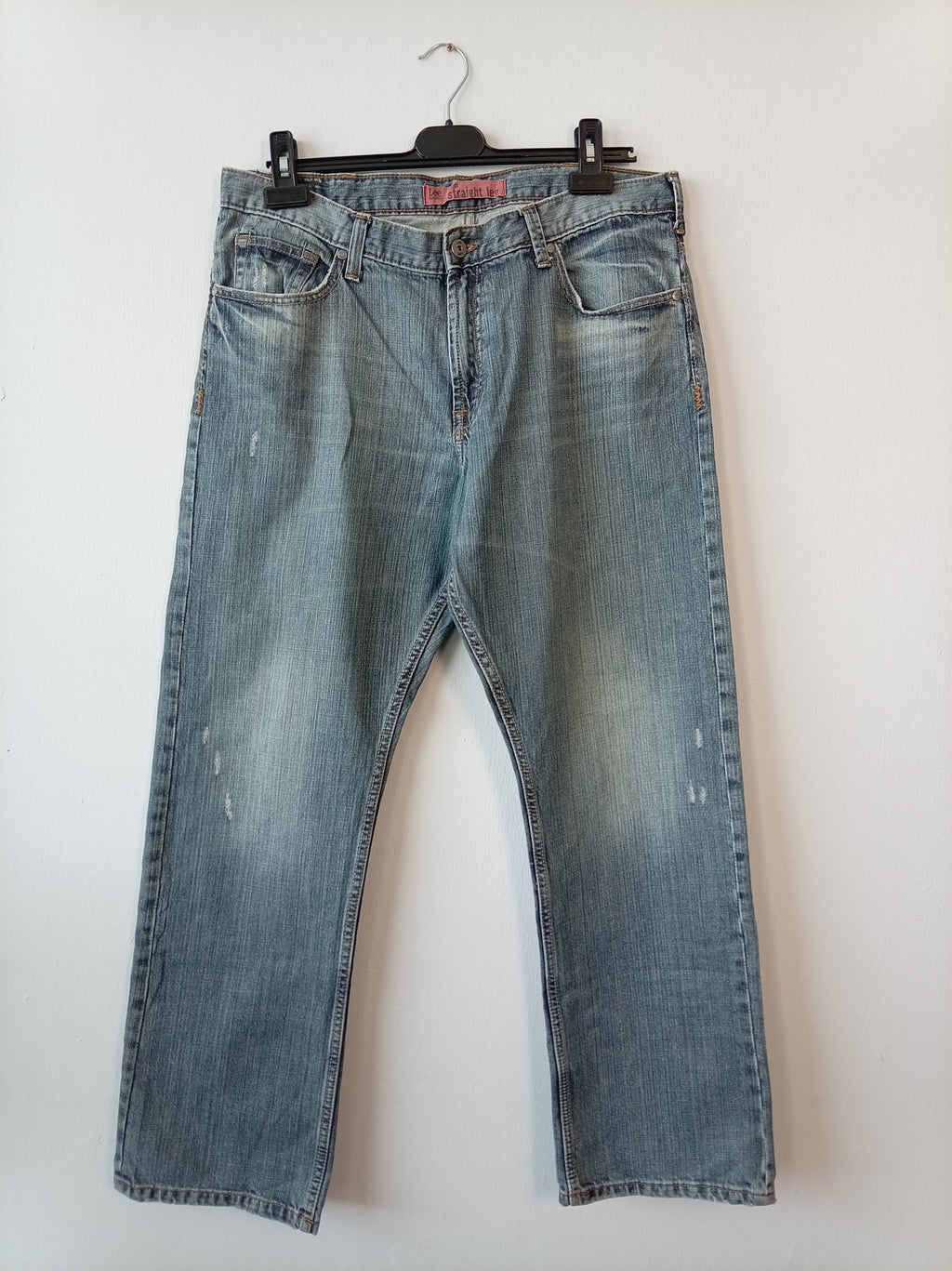 Lee Straight Leg Jeans – Faded Blue (W34 L30)
