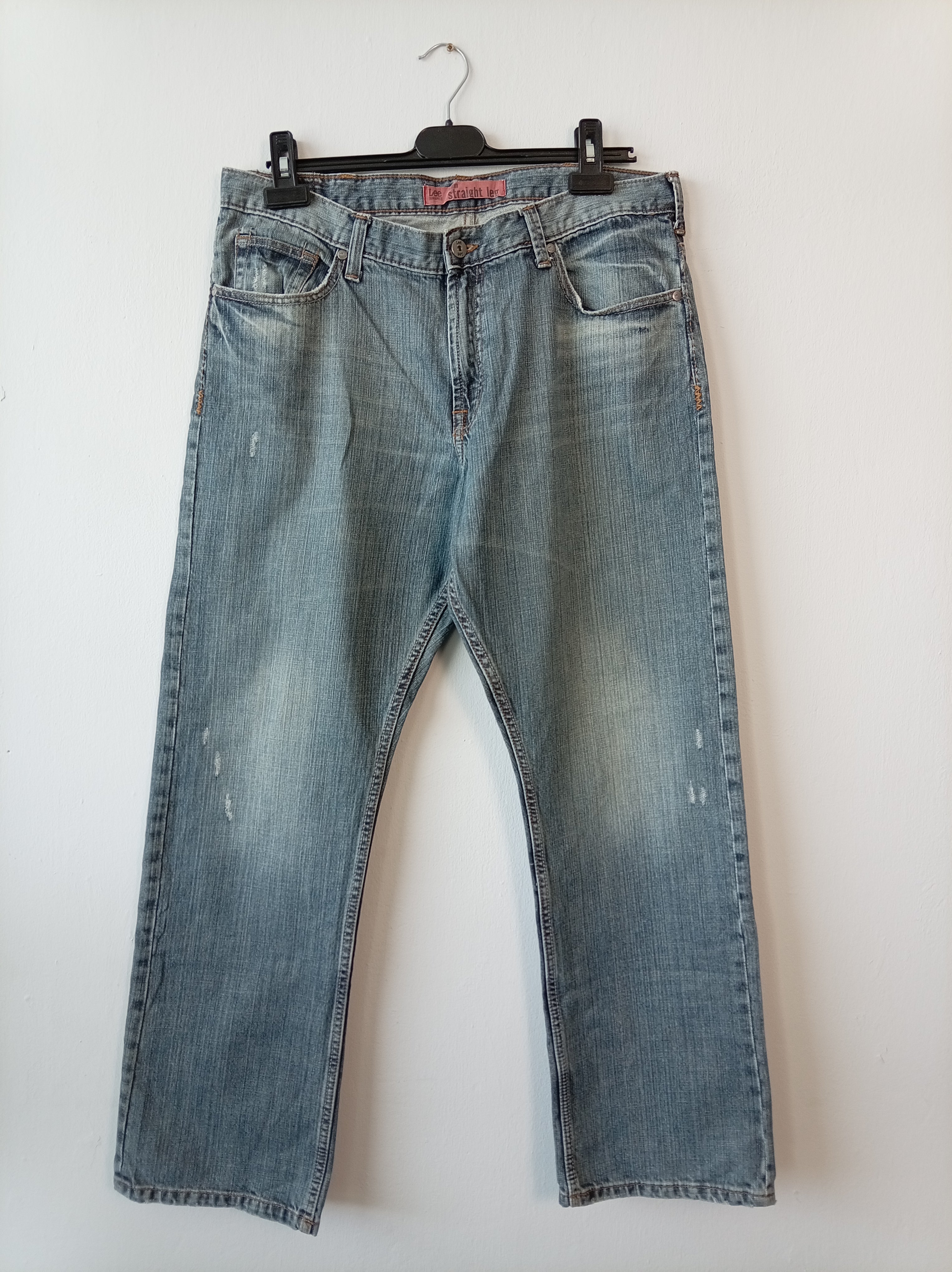 Lee Straight Leg Jeans – Faded Blue (W34 L30)