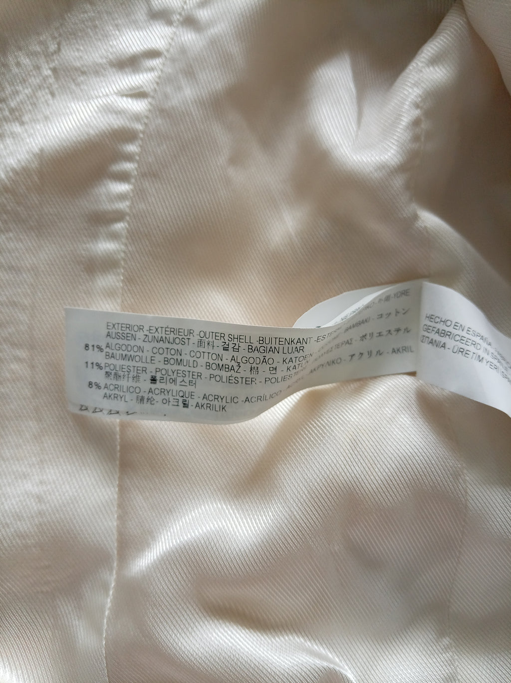 Zara Yellow Bouclé Blazer – Size L (UK 16–18)