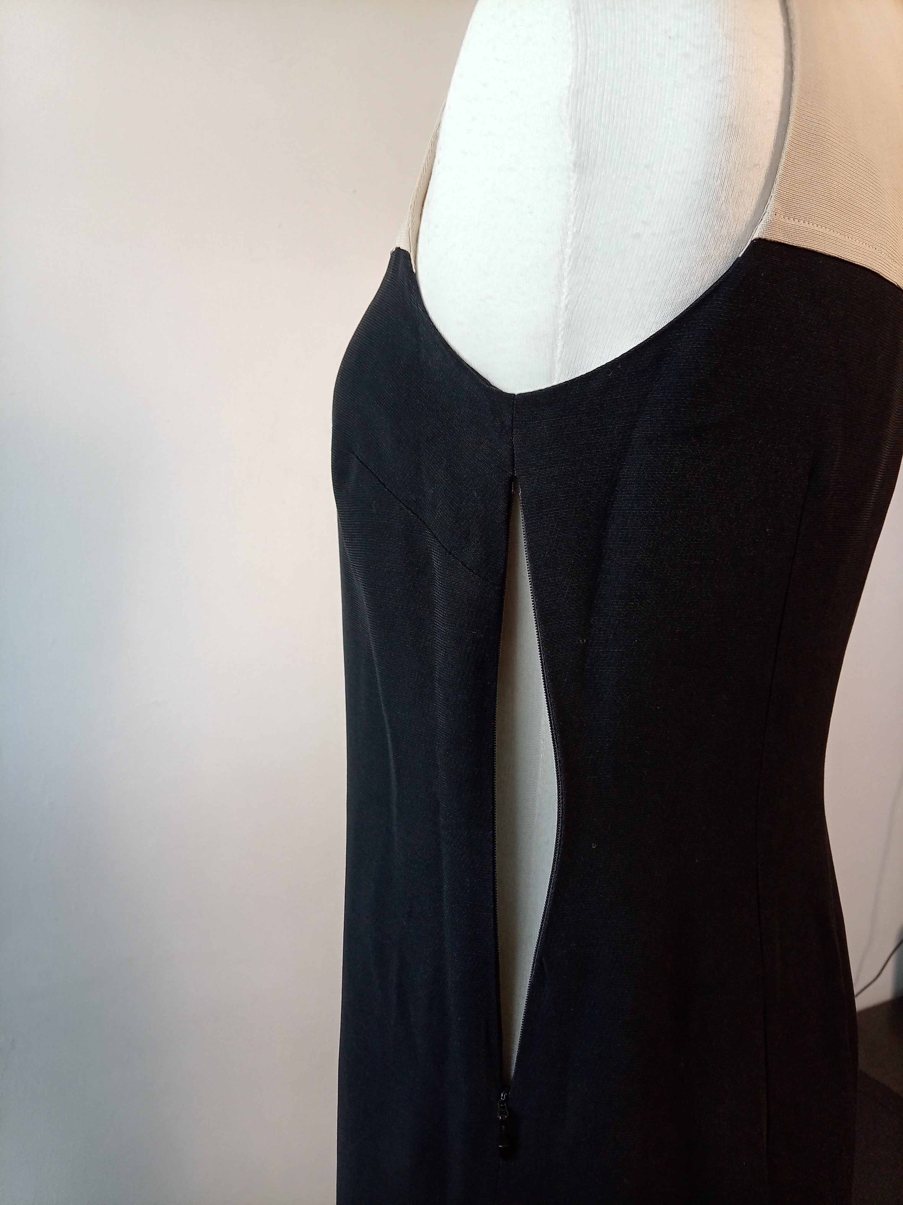 Vintage St Michael Colour Block Shift Dress – UK 10 Petite