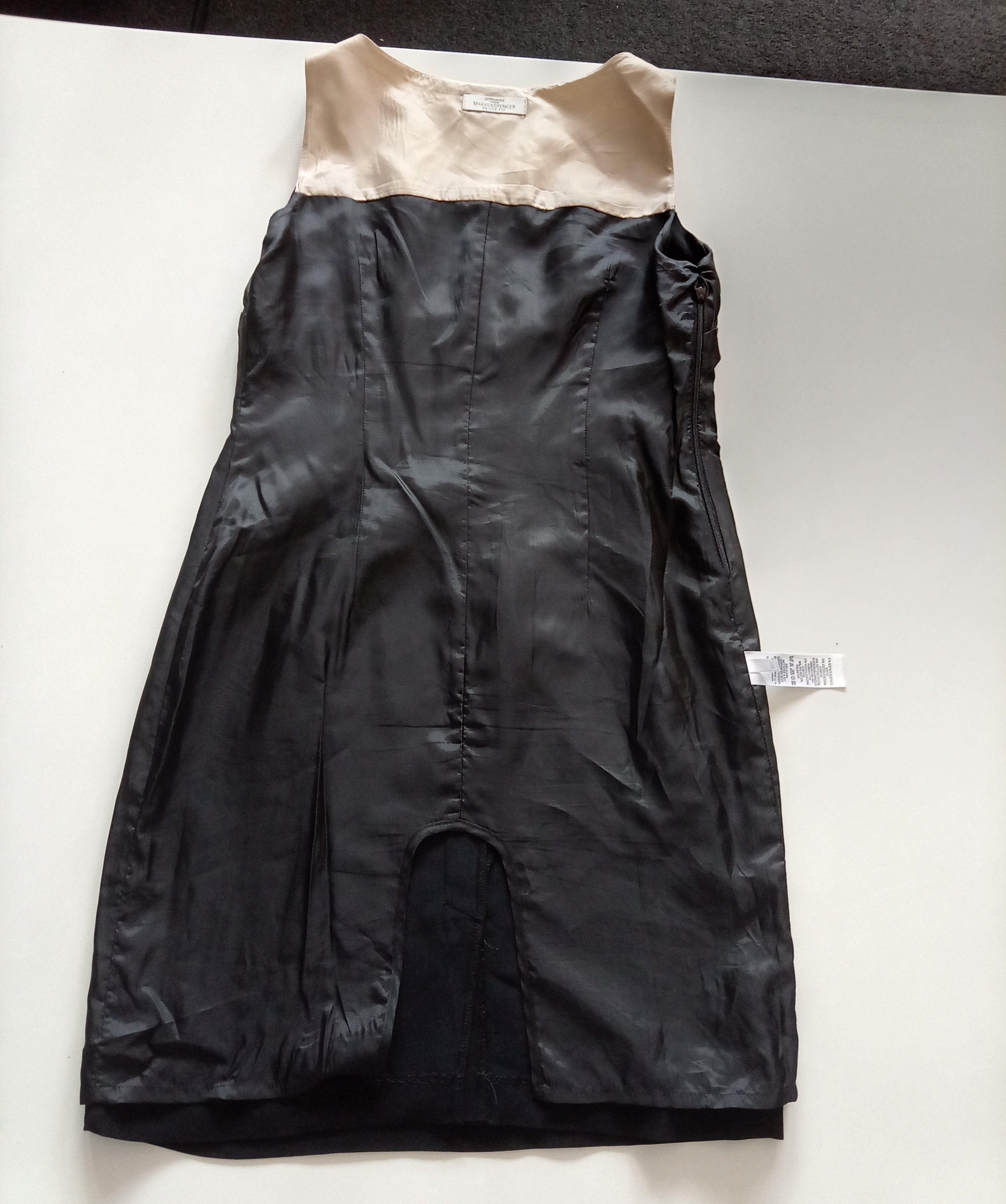 Vintage St Michael Colour Block Shift Dress – UK 10 Petite