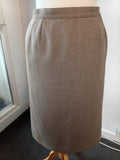 Vintage Wool Blend Pencil Skirt – UK 12
