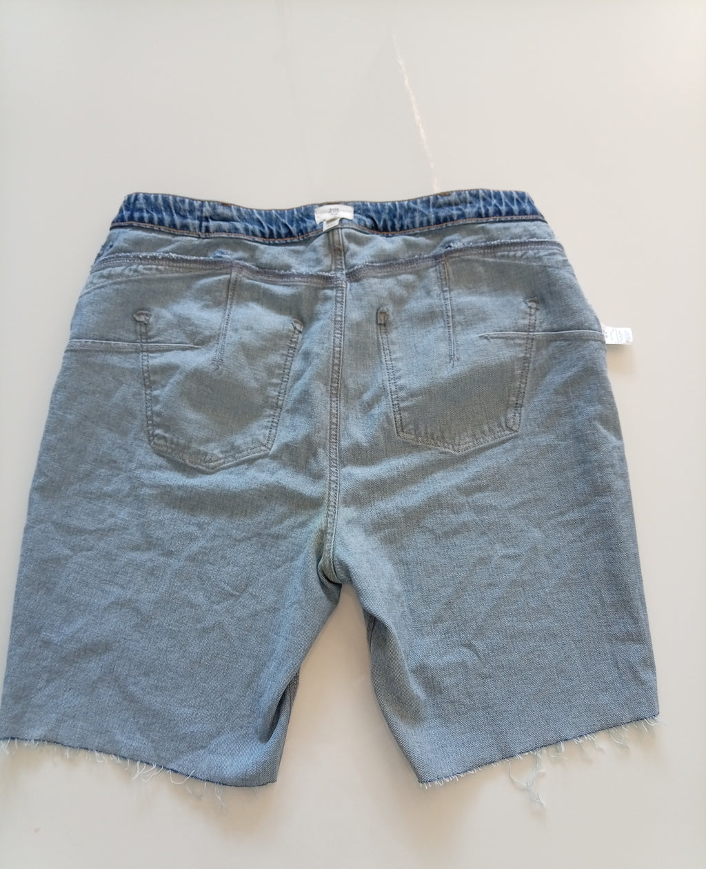 River Island Plus Light Wash Denim Shorts – UK 18