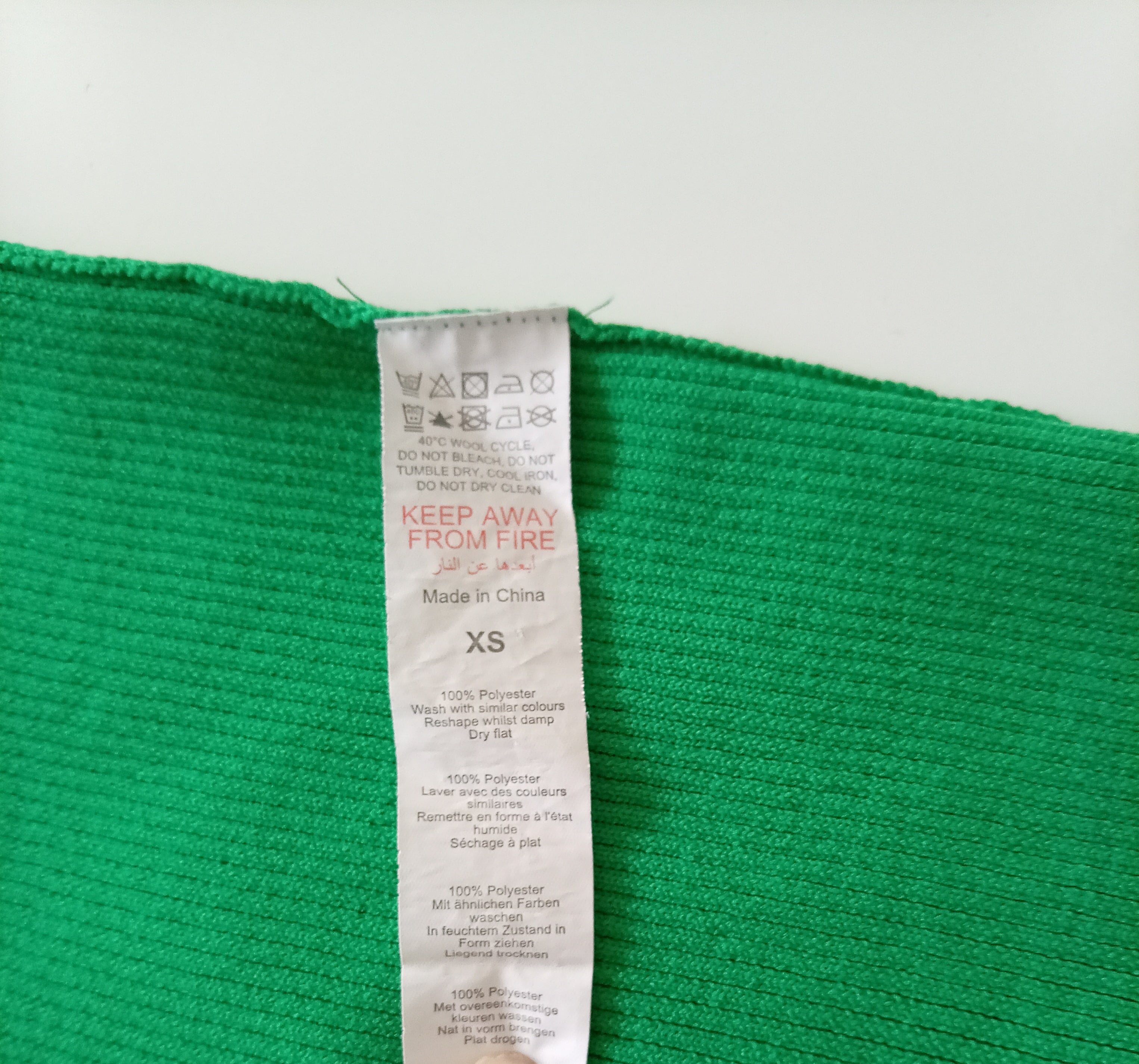 PrettyLittleThing Bright Green Ribbed Sleeveless Collared Button Front Midi Bodycon Dress XS