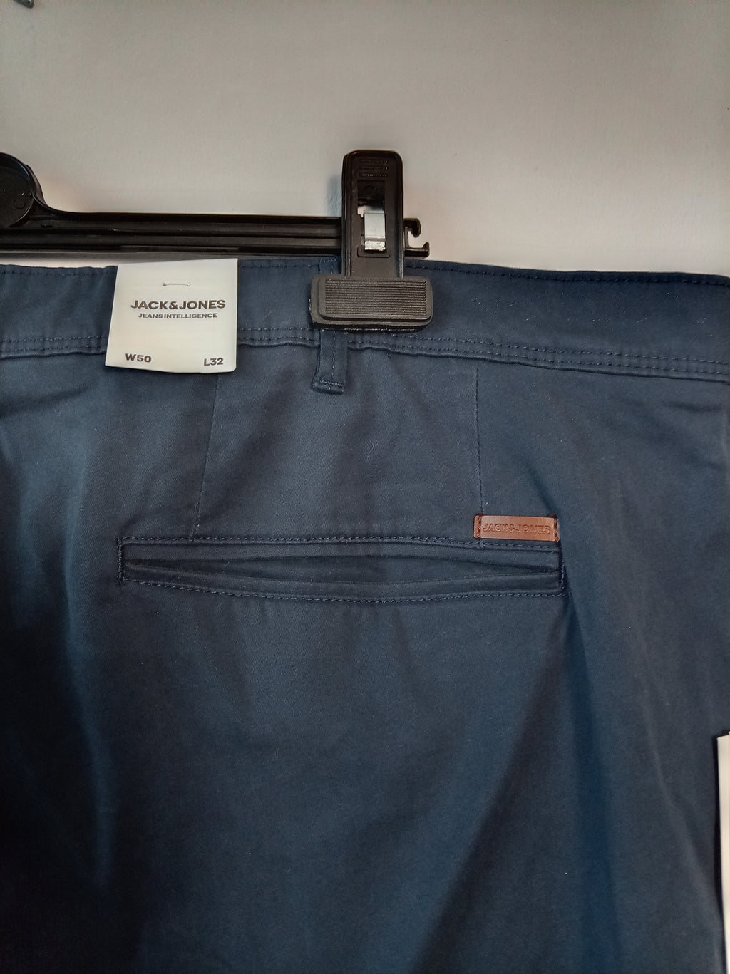 Jack & Jones Marco Men’s Navy Chino Trousers W50 L32 BNWT