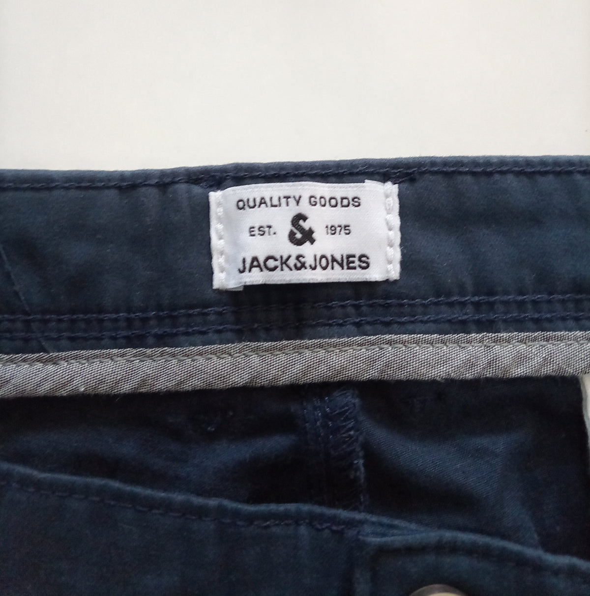 Jack & Jones Marco Men’s Navy Chino Trousers W50 L32 BNWT
