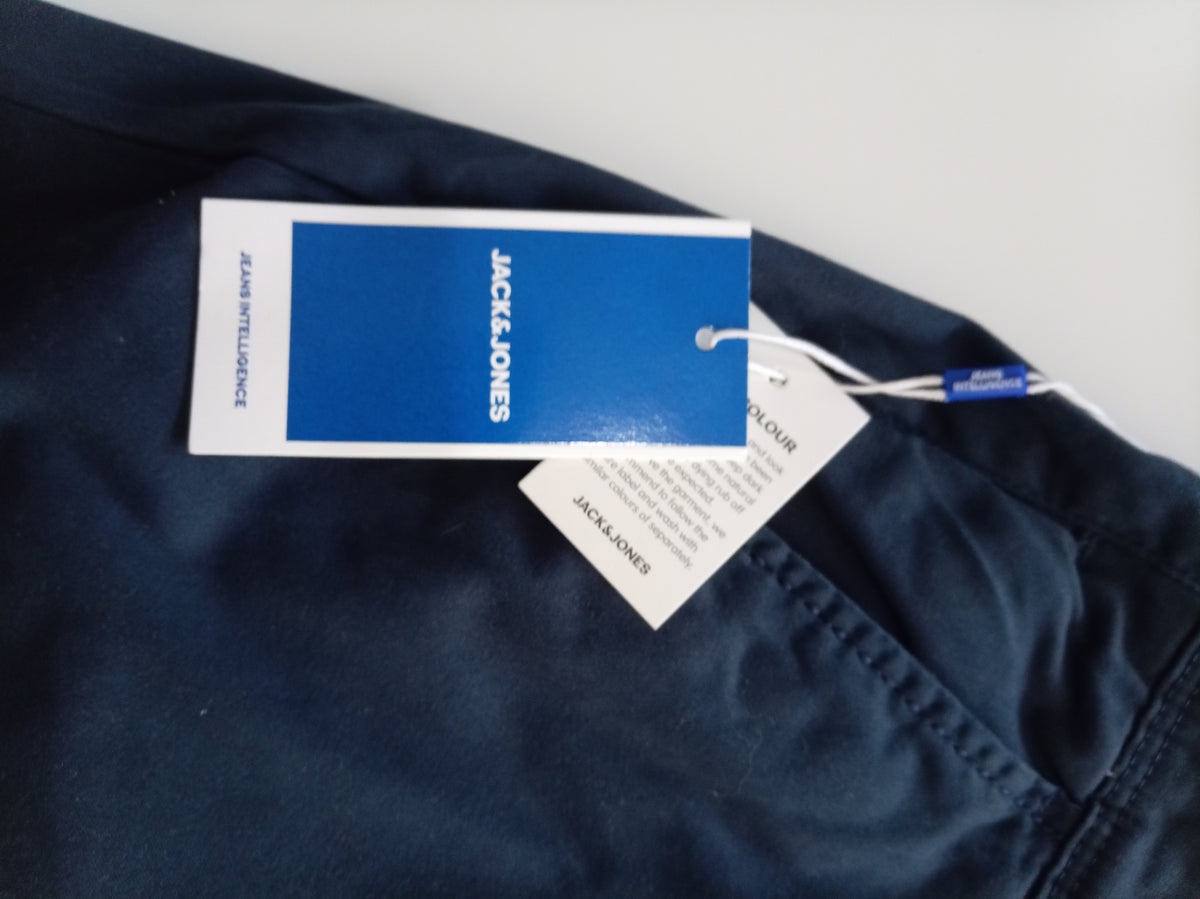 Jack & Jones Marco Men’s Navy Chino Trousers W50 L32 BNWT