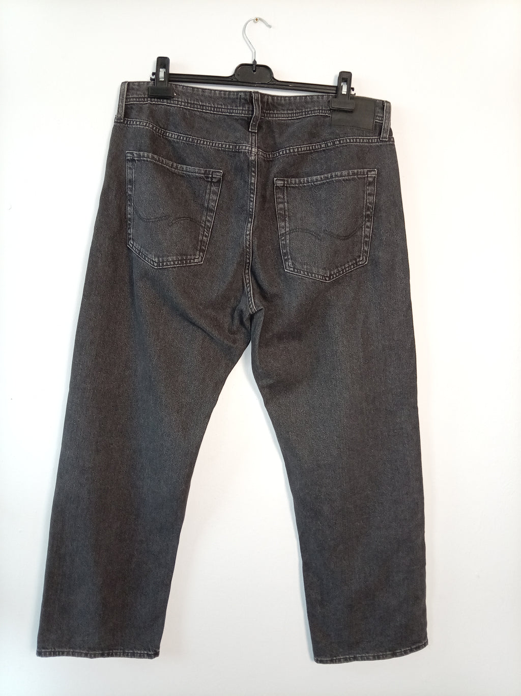 Jack & Jones Jeans Intelligence Washed Black Loose Fit Jeans W36 L32