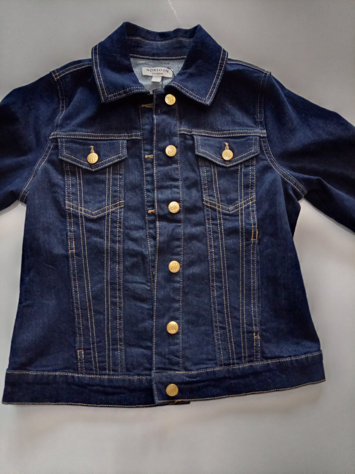 Monsoon Eco Denim Indigo Jacket – BNWT – UK 8