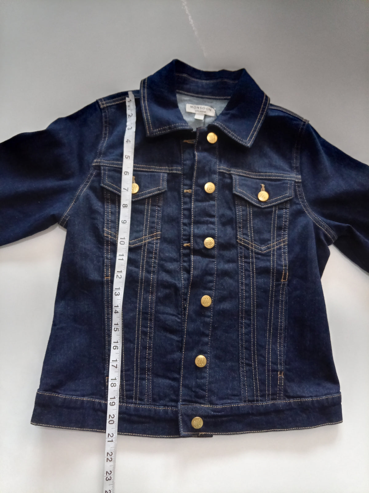 Monsoon Eco Denim Indigo Jacket – BNWT – UK 8