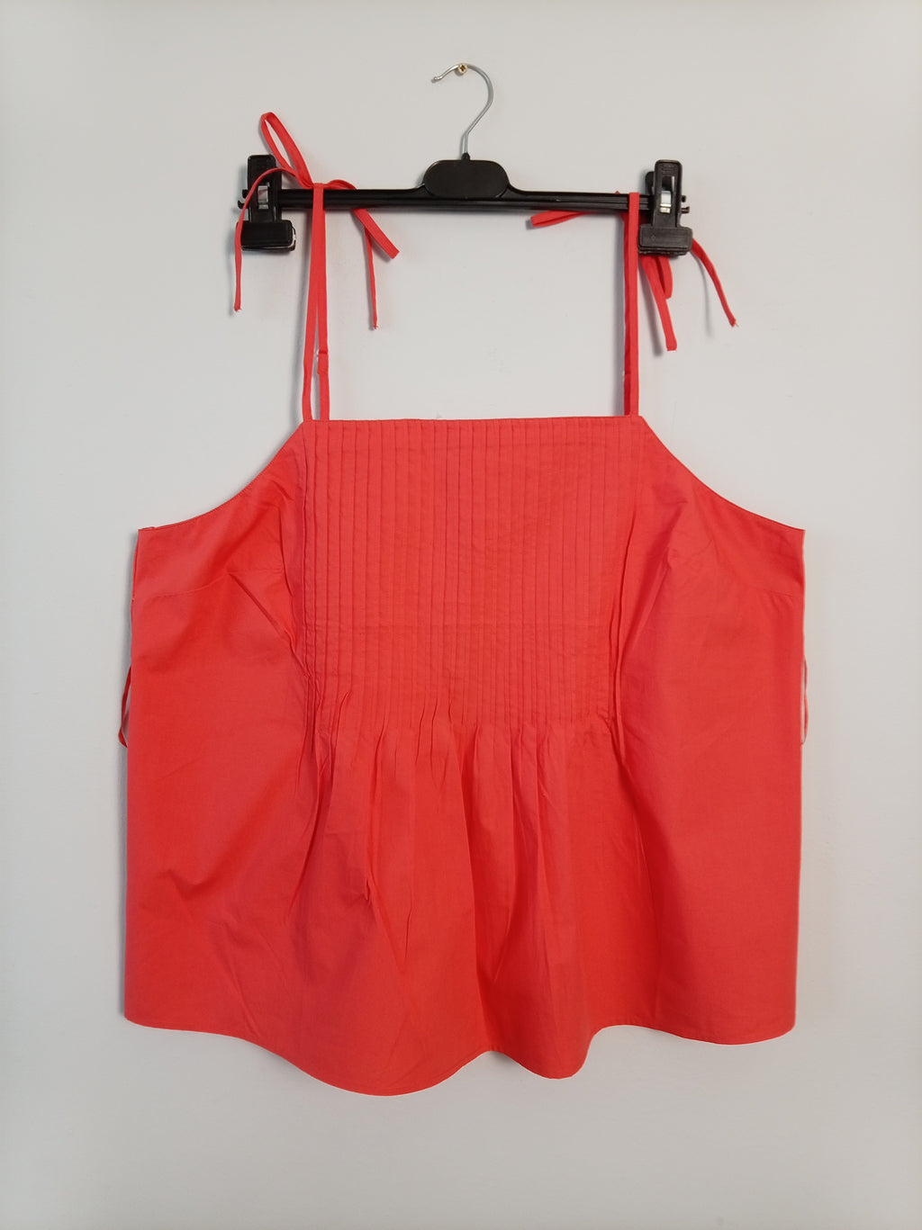 Monsoon Orange Cotton Tie Strap Cami Top – BNWT – XL
