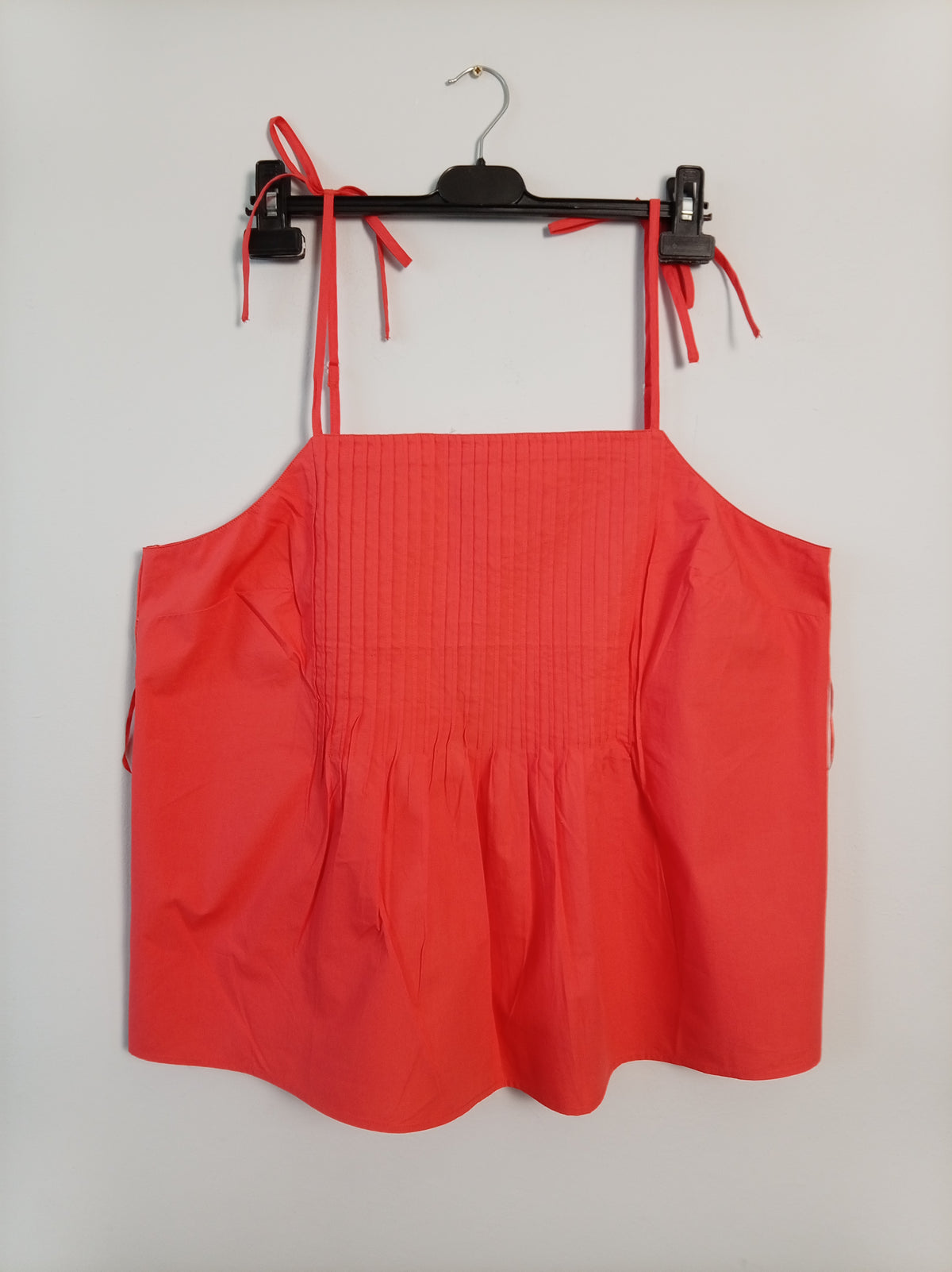 Monsoon Orange Cotton Tie Strap Cami Top – BNWT – XL
