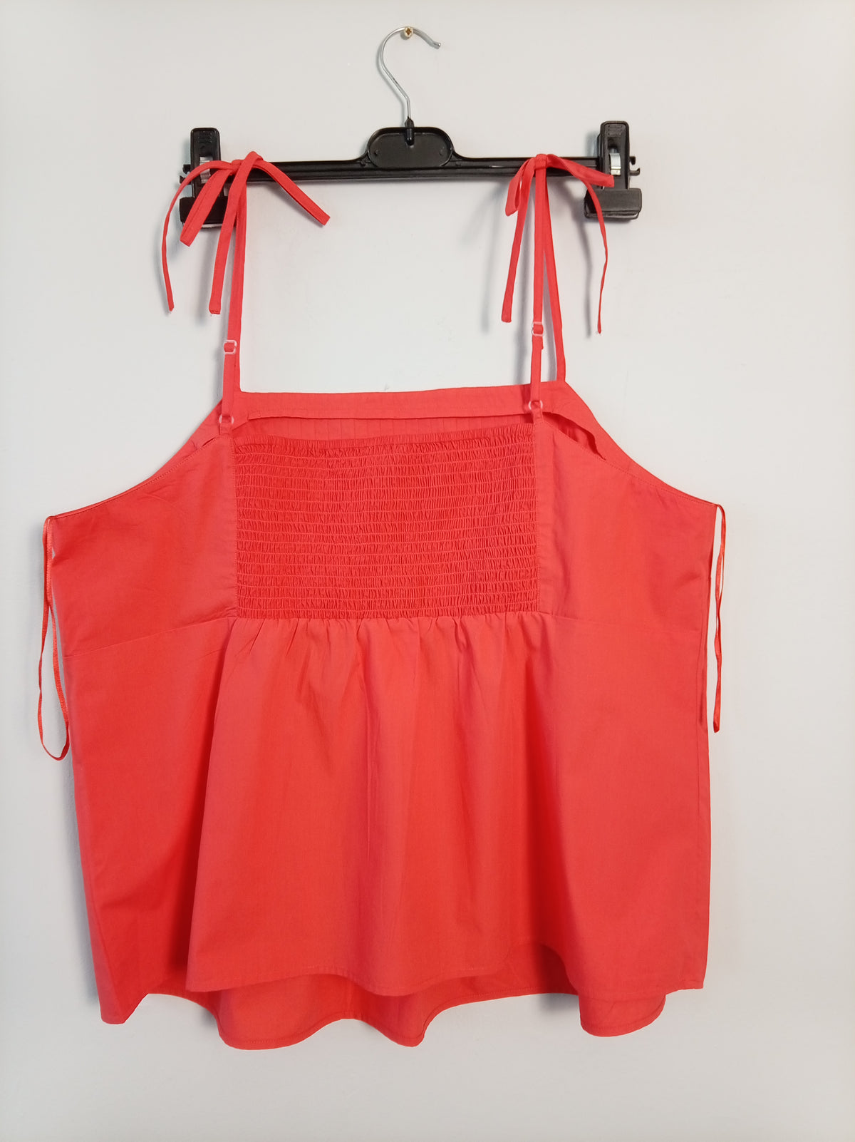 Monsoon Orange Cotton Tie Strap Cami Top – BNWT – XL