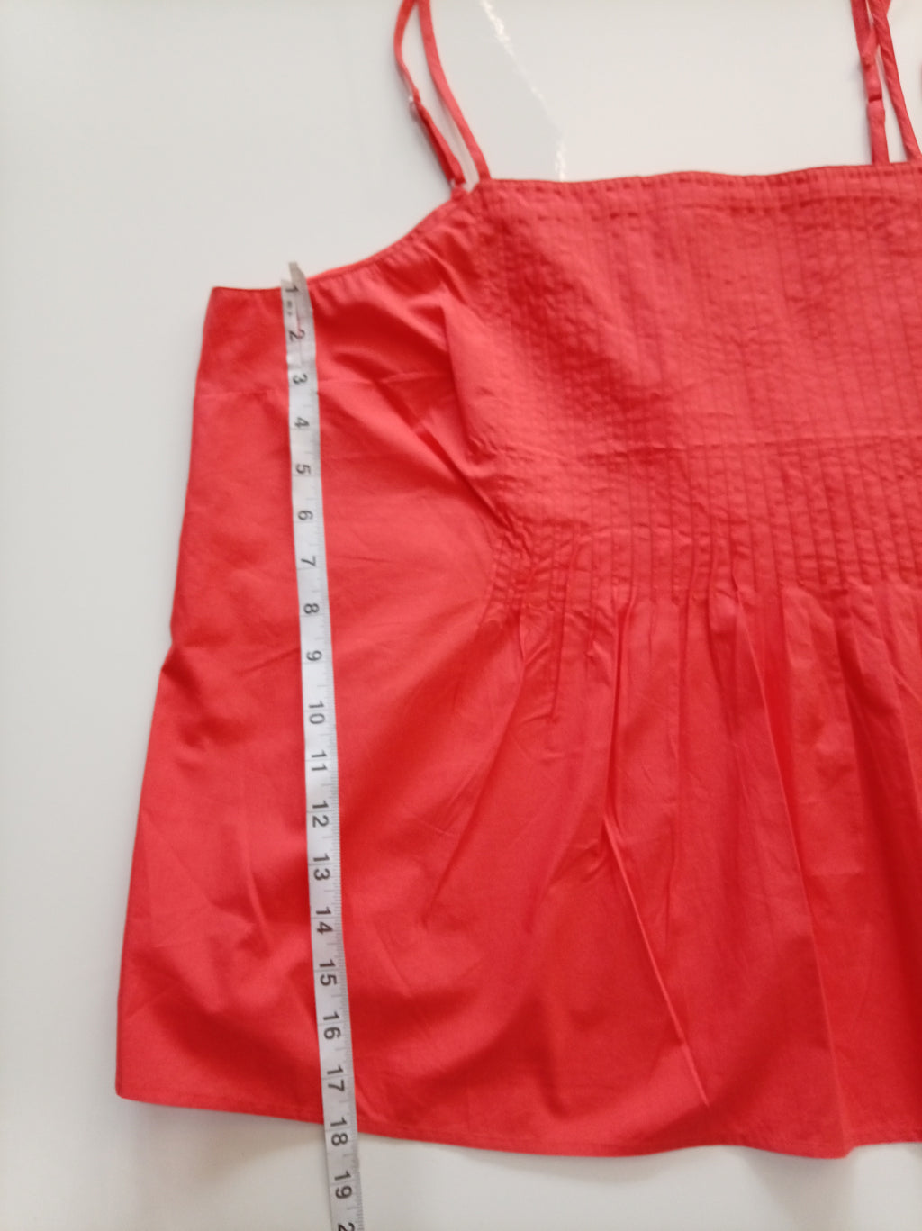 Monsoon Orange Cotton Tie Strap Cami Top – BNWT – XL